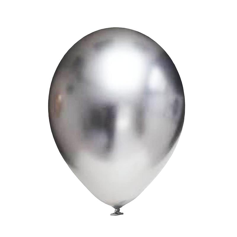 Balon chromowany srebrny