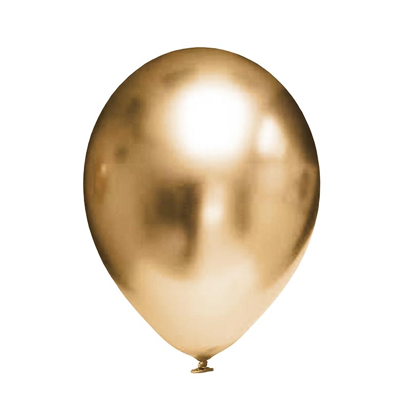 Balon chromowany złoty