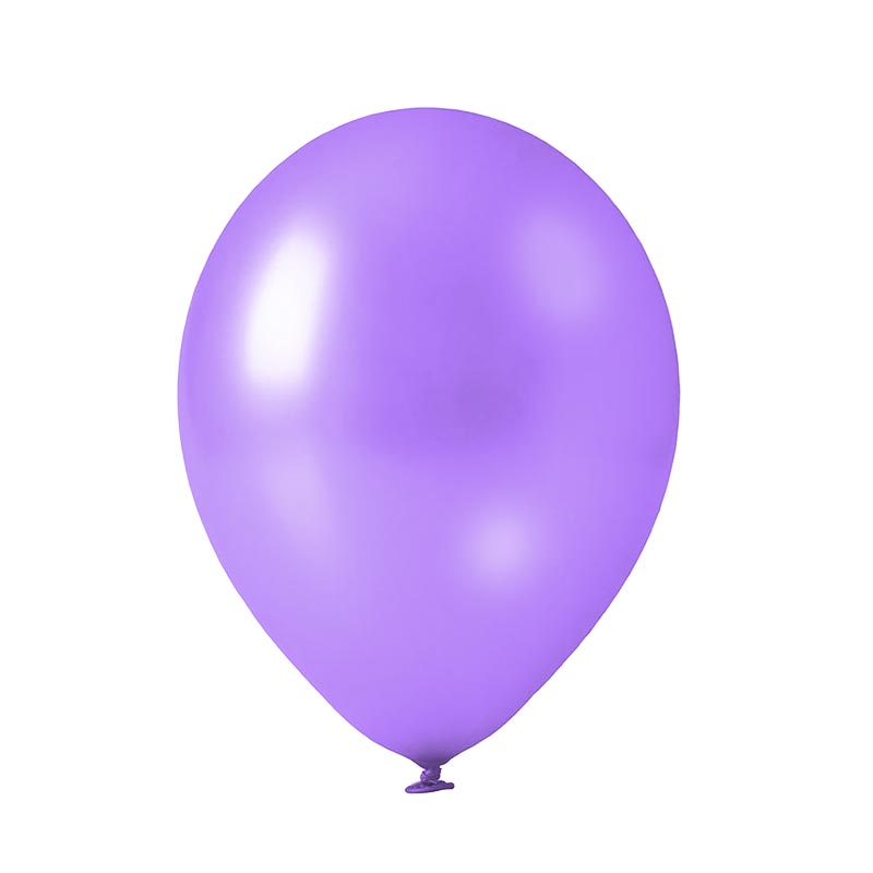 Balon metaliczny, metalizowany kolor jasny fioletowy