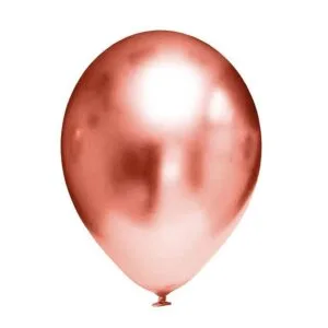 Balony chromowane różowo złote